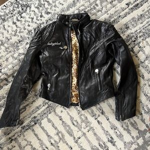 Vintage early 2000’s Baby Phat Leather Jacket